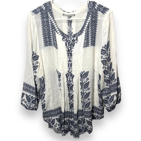 Daniel Rainn Pleated Tunic Top - Picture 5 of 5